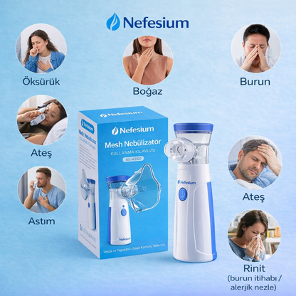Nefesium Taşınabilir Mesh Nebulizatör