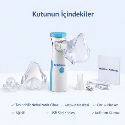Nefesium Taşınabilir Mesh Nebulizatör