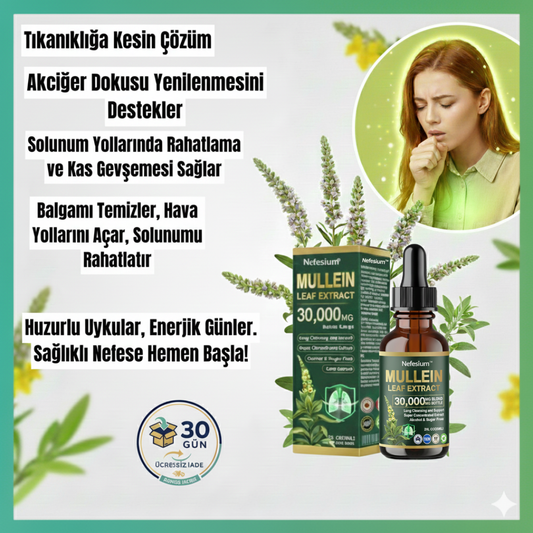 Nefesium -  Bitkisel Akciğer Temizleyici Sıvı Damla