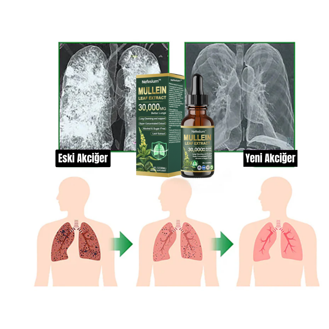 Nefesium -  Bitkisel Akciğer Temizleyici Sıvı Damla