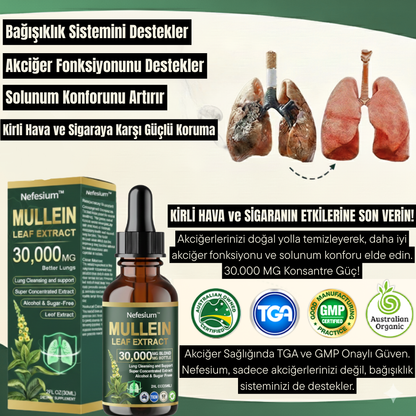 Nefesium -  Bitkisel Akciğer Temizleyici Sıvı Damla
